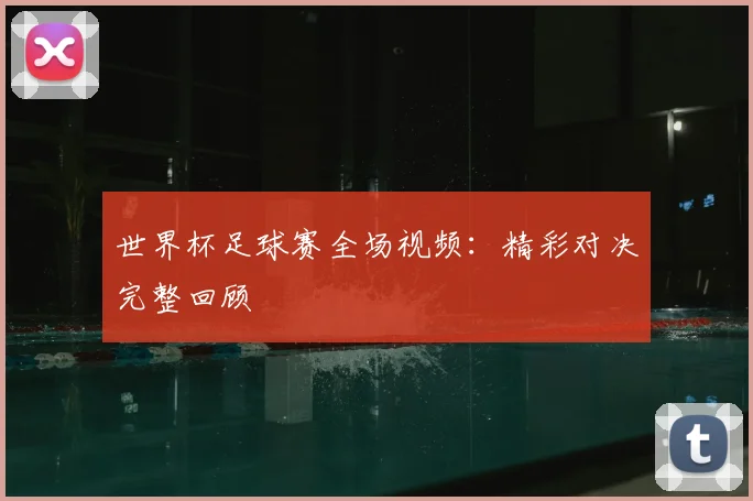 世界杯足球赛全场视频:精彩对决完整回顾